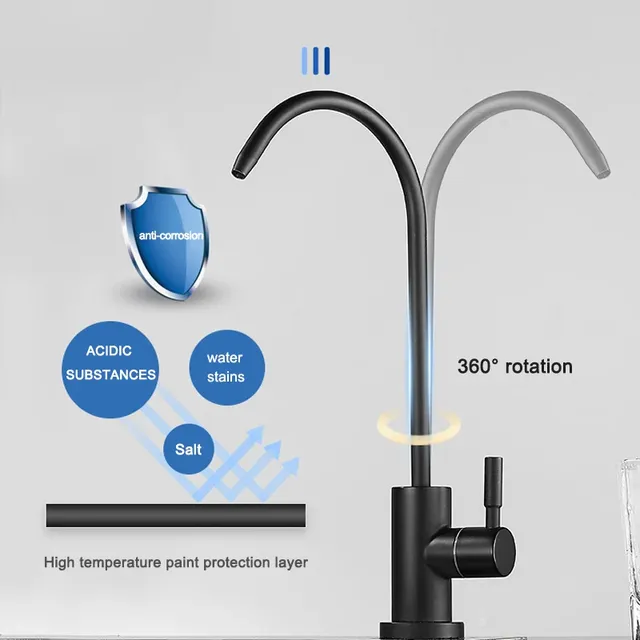 Robinet mitigeur cuisine bec col cygne monotrou levier… – vue 5