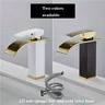 Robinet cascade de luxe noir blanc or avec tuyau chaud… – vue 3