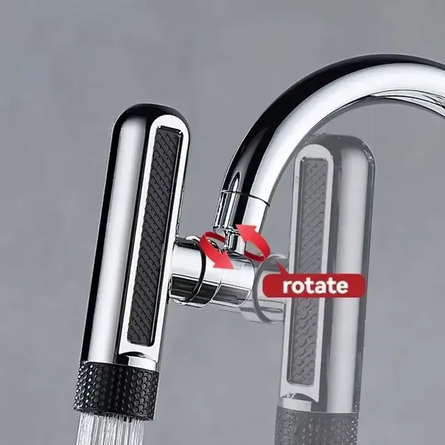 Robinet de cuisine anti-éclaboussures 6 modes 360 °… – vue 4