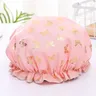 Bonnet douche imperméable doublure EVA satinée brillante… – vue 4