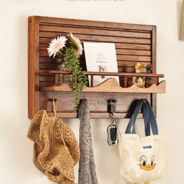 Boîte de compteur électrique décorative en bois – vue 6