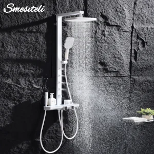 HOmall-Système de Douche à Haute Pression avec Pommeau pour Pulvérisateur de Bain