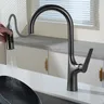 Robinet extractible de cuisine gris pistolet tout en… – vue 3