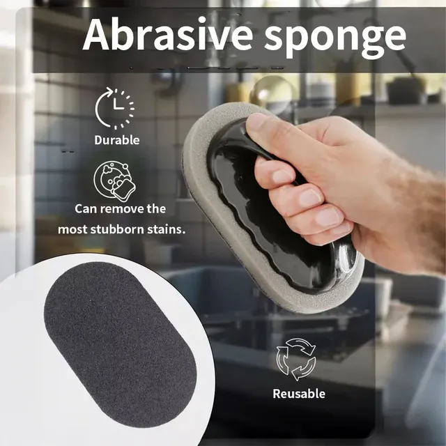 Technologie noire de nettoyage de cuisine! Brosse éponge…