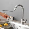 Robinets d'évier de cuisine extractibles en acier… – vue 5