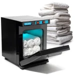 Chauffe-serviettes chaud 5L 2 en 1, armoire hygiénique traitée UV, chauffe-serviettes de bain à domicile avec chambre en aluminium, armoire de désinfection d&rsquo;hôtel
