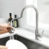 Mitigeur cuisine nickel brossé fini satiné col haut… – vue 2