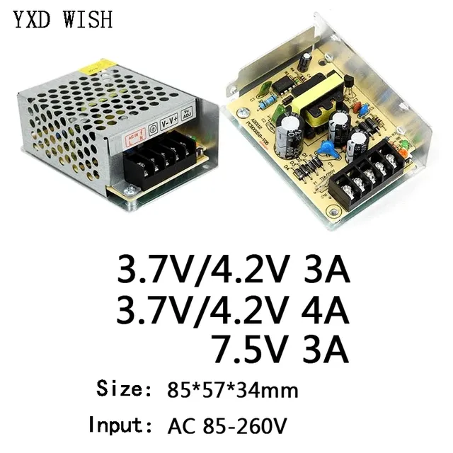 Transformateur d'alimentation 3.7V 4.2V 7.5V SMPS 3.7… – vue 2