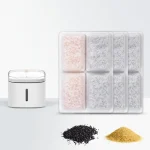 Filtre à charbon actif de remplacement pour animaux de compagnie, système de Filtration Multiple, distributeur d&rsquo;eau pour chat, cartouche filtrante pour accessoire de soins pour animaux de compagnie