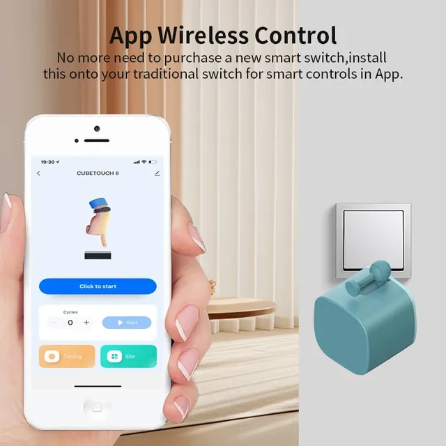 Tuya Bluetooth doigt Robot bouton de commutation vie… – vue 2