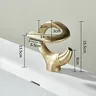 Becola robinet de lavabo cascade sortie d'eau lavabo de… – vue 6
