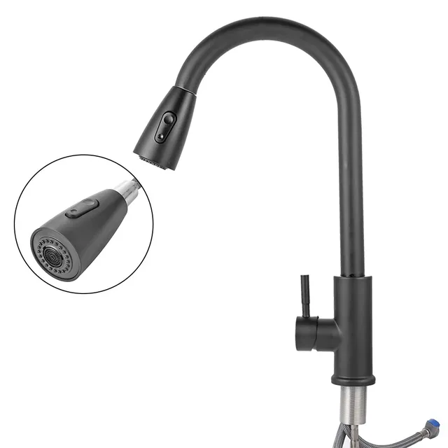 Tête pulvérisation robinet noire buse cuisine domestique… – vue 6