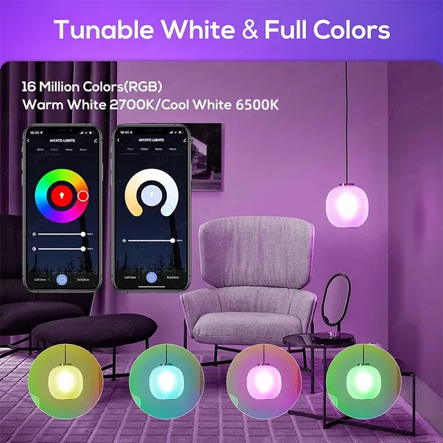 B22 Base UK TUYA Wifi ampoule intelligente lampes… – vue 4