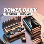 TWS F9-5 Écouteur Bluetooth 5.3 Casque Sans Fil Hifi Stéréo dehors Étanche Écouteurs Casque Prothèses Auditives Avec Micro Mains Libres