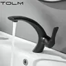 Robinet mitigeur lavabo contemporain bec long courbé… – vue 6