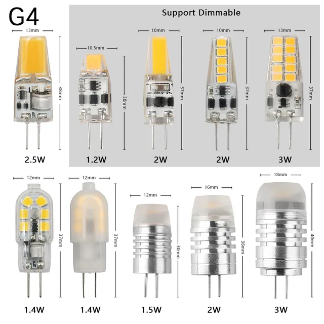 Ampoule Led G4 à intensité variable – vue 2