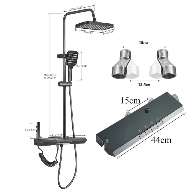 Colonne douche thermostatique affichage numérique led… – vue 6