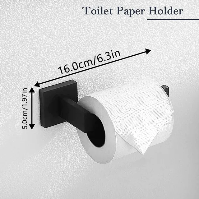 Distributeur de papier hygiénique Moderne Style carré… – vue 6