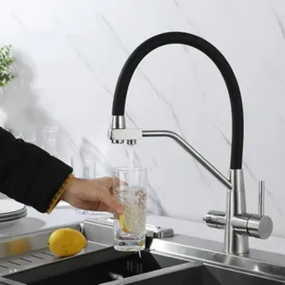 Robinet de cuisine moderne en cuivre