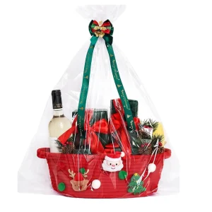 Panier de rangement en coton tissé de noël, avec poignées, bac organisateur pour la maison, cuisine, entrée, chambre à coucher, salle de bain, salle de jeux