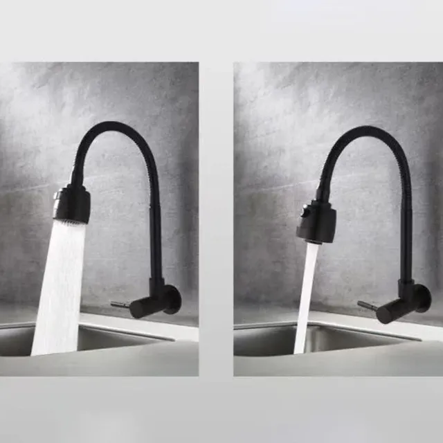 Robinet de cuisine évier en acier inoxydable tuyau… – vue 4