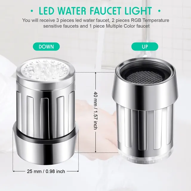 Robinet LED sensible à la température – vue 5