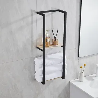Support rangement mural acier inoxydable double multicouche compact…