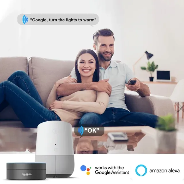 Plafonnier LED intelligent 28W WiFi Tuya App Google… – vue 6