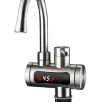 Chauffe-eau électrique instantané 3300W prise ue sous évier 220V cuisine salle de bains sans réservoir robinet d&rsquo;eau chaude chauffage 360 °   Giroir