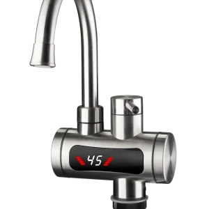 Chauffe-eau électrique instantané 3300W prise ue sous évier 220V cuisine salle de bains sans réservoir robinet d&rsquo;eau chaude chauffage 360 °   Giroir