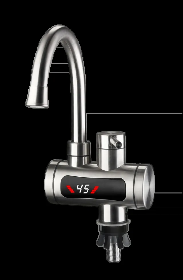 Chauffe-eau électrique instantané 3300W prise ue sous…