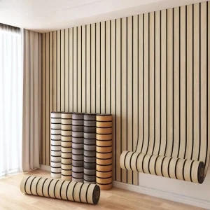 Panneau autocollant mural 3D, papier peint auto-adhésif en Grain de bois, décoration de maison, facile à coller, facile à faire soi-même, adapté au plafond du salon