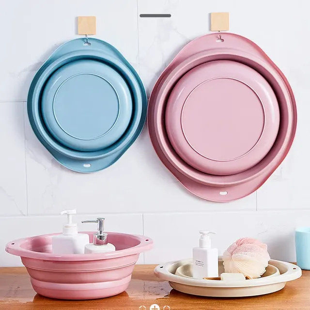 Lavabo pliable créatif de couleur unie – vue 6