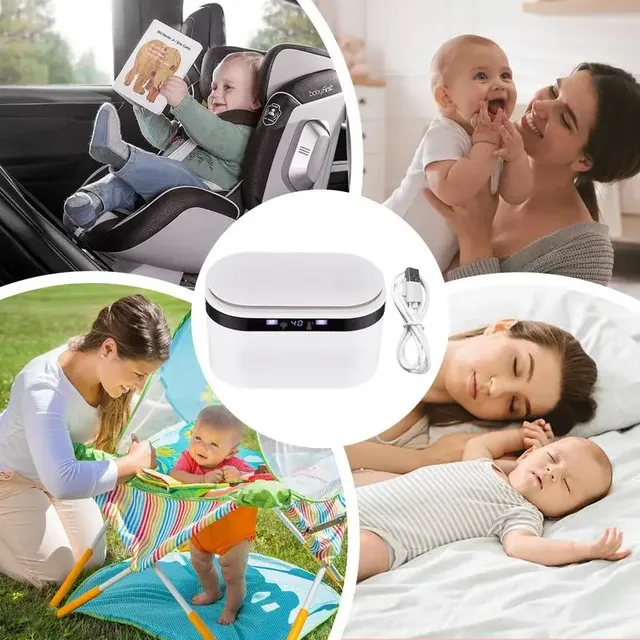 Chauffe lingettes thermostatique portable usb voiture… – vue 5