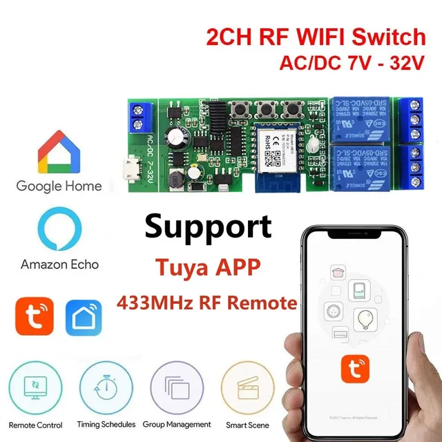 Commutateur intelligent WiFi avec télécommande – vue 6