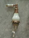 Robinet Lavabo Trois Trous Double Poignées Laiton Massif… – vue 5
