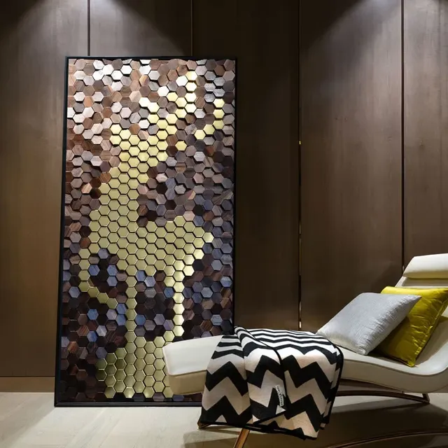 Panneau Mural 3D en Bois Exquis – vue 5