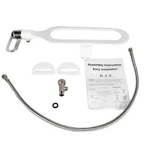 Pulvérisateur de Bidet de toilette intelligent, outil de Bidet autonettoyant Non électrique avec fixation de toilette à pression réglable pour salle de bain hôtel Pulvérisateur de Bidet de toilette intelligent, outil de Bidet autonettoyant Non électrique avec fixation de toilette à pression réglable pour salle de bain hôtel