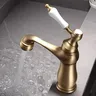 Robinet de lavabo doré – vue 2