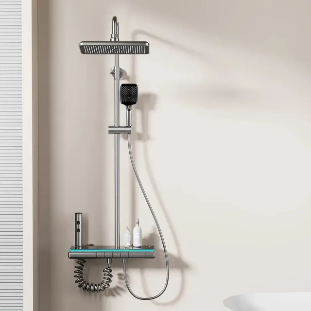 Système de douche thermostatique de luxe avec affichage… – vue 2