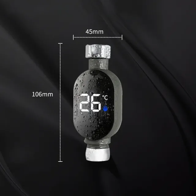 Thermomètre de douche d'eau domestique avec affichage… – vue 6