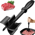 Broyeur de viande antiadhésif, hachoir à viande de cuisine, hachoir à boeuf, broyeur de pommes de terre, tomate, dinde, hamburger, mélange Smasher, gadget de cuisine