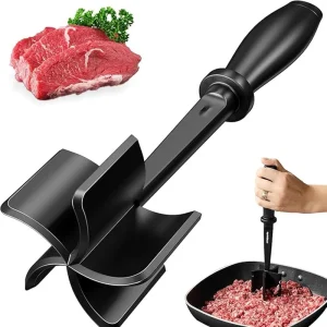 Broyeur de viande antiadhésif, hachoir à viande de cuisine, hachoir à boeuf, broyeur de pommes de terre, tomate, dinde, hamburger, mélange Smasher, gadget de cuisine