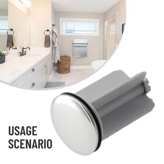 Bouchon d'évier universel pour salle de bains
