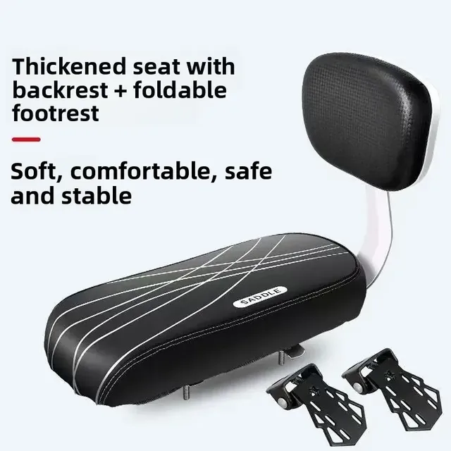Coussin de siège de vélo de montagne à dossier souple – vue 2