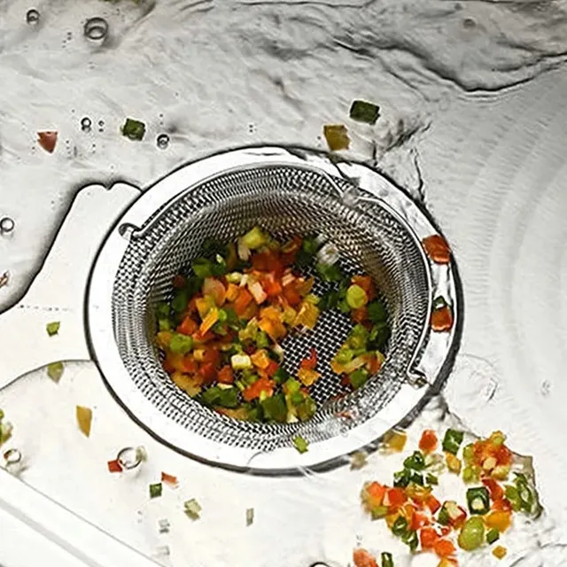 Filtre d'évier de cuisine en acier inoxydable – vue 2