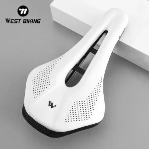 WEST BIKING – selle de vélo confortable et résistante à l&rsquo;usure, en cuir PU creux, pièces de bicyclette de route, selle de cyclisme, coussin de vélo
