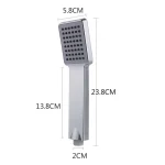 Pulvérisateur de douche à main pour salle de bains, pomme de douche haute pression, buse de pulvérisation de pluie universelle, accessoires de salle de bains