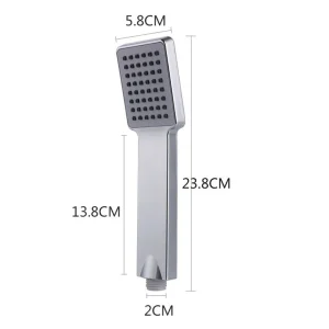 Pulvérisateur de douche à main pour salle de bains, pomme de douche haute pression, buse de pulvérisation de pluie universelle, accessoires de salle de bains Pulvérisateur de douche à main pour salle de bains, pomme de douche haute pression, buse de pulvérisation de pluie universelle, accessoires de salle de bains