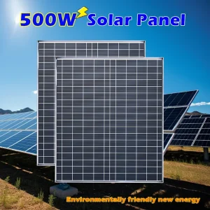 Le kit polyvalent de panneaux solaires 500 W/1000 W comprend une technologie polycristallin 12 V et un générateur portable pour une alimentation de secours fiable à la maison